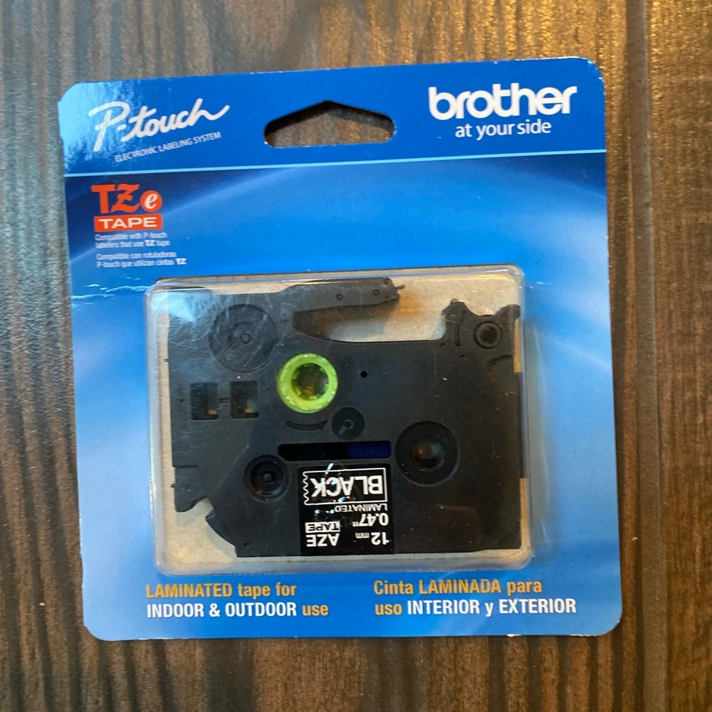 Brother Label Tape- White, Lime Green and Berry Pink
